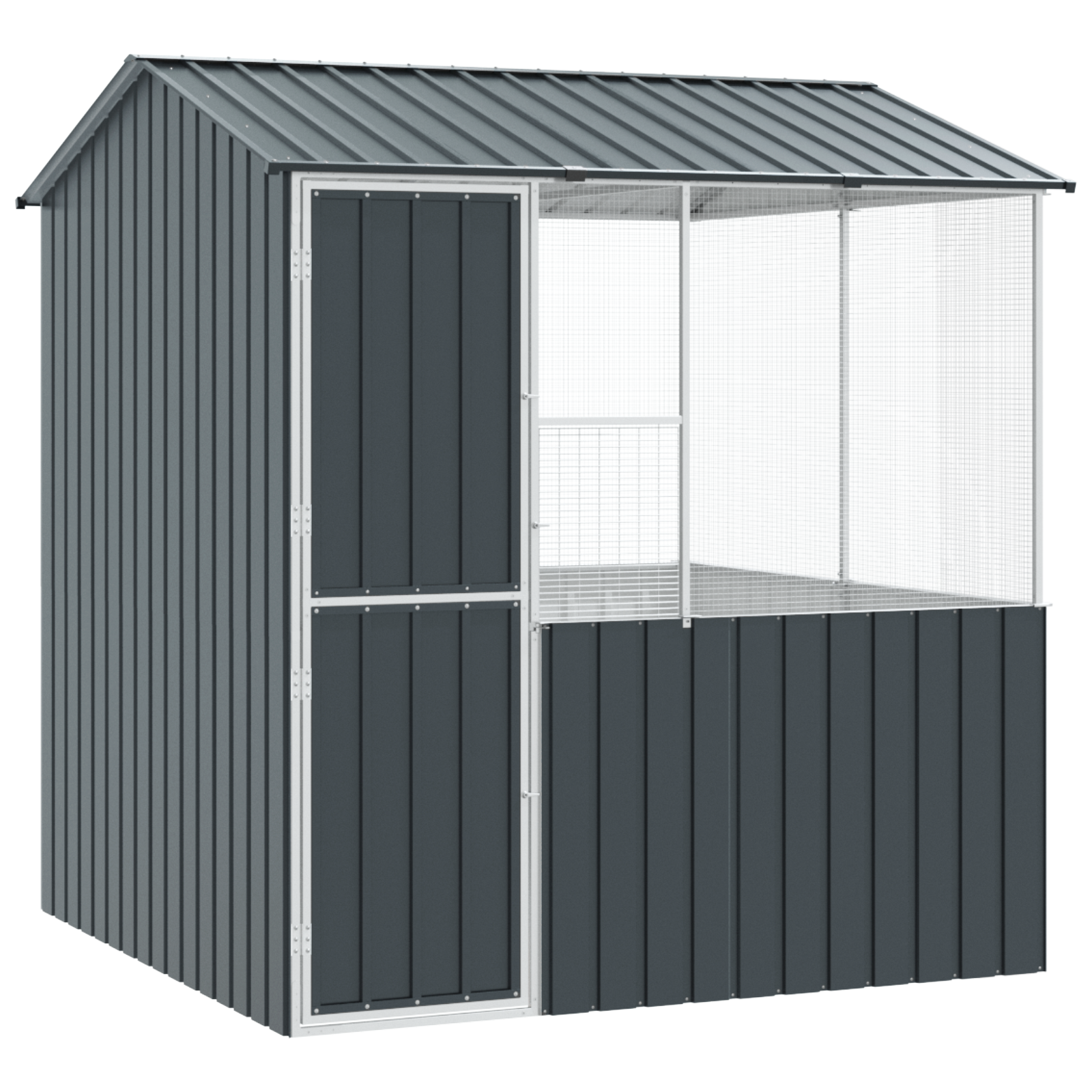 Bird Cage Anthracite 215 x 209 x 230cm Galvanised steel